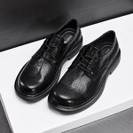 Leather Derby Shoes Manufacturer - OEM/ODM Genuine Cowhide Lace up Summer