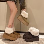 Women's Snow Boots Manufacturer - OEM Custom Winter Warm Plush Thick Sole