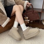 Women's Snow Boots Manufacturer - OEM Custom Winter Warm Plush Thick Sole