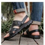 Leather Sandals Manufacturer - OEM/ODM 2025 Trendy Casual Genuine Large Size