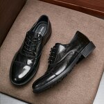 Derby Shoes Manufacturer - OEM/ODM Men's Genuine Cowhide Leather Slip-On