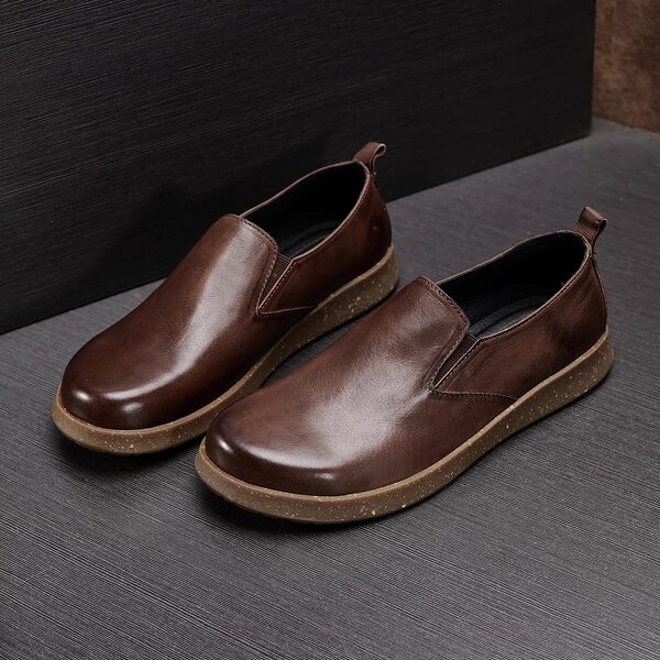 Men's Loafers Manufacturer - OEM/ODM GENUINE LEATHER Dress Slip-On Shoes