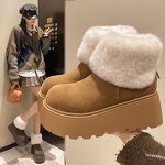 Women's Snow Boots Manufacturer - OEM Custom Winter Warm Plush Thick Sole