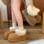 Women's Snow Boots Manufacturer - OEM Custom Winter Warm Plush Thick Sole