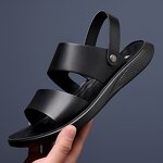 Men's Sandals Manufacturer - OEM/ODM 2025 Trendy Casual Cow Breathable Outdoor