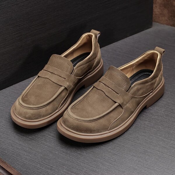 Men's Loafers Manufacturer - OEM/ODM GENUINE Leather Dress Comfortable Slip-On