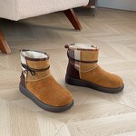 Women's Snow Boots Manufacturer - OEM Custom Winter Warm Plush Thick Sole