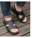 Leather Sandals Manufacturer - OEM/ODM 2025 Trendy Casual Genuine Large Size
