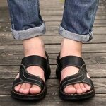 Leather Sandals Manufacturer - OEM/ODM 2025 Trendy Genuine Cowhide Summer