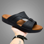 Leather Sandals Manufacturer - OEM/ODM 2025 Trendy Cow Leather Arabic Inspired