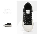 Canvas Shoes Manufacturer - OEM/ODM 2025 New Canvas Trendy Platform Chunky