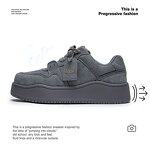 Canvas Shoes Manufacturer - OEM/ODM 2025 New Canvas Trendy Platform Chunky