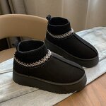 Women's Snow Boots Manufacturer - OEM Custom Winter Warm Plush Thick Sole