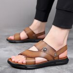 Leather Sandals Manufacturer - OEM/ODM Men's Genuine Evergreen Outdoor Large