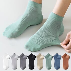 Men's Ankle Socks Manufacturer - OEM/ODM Hot Selling Combed Cotton Anti-microbial
