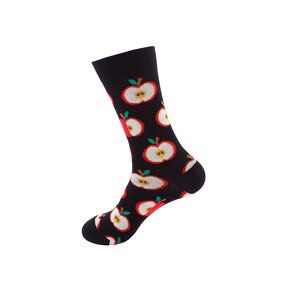 Unisex Socks Manufacturer - OEM Custom Apple Design Cotton Crew