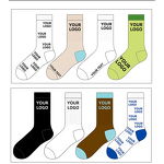 Socks Manufacturer - OEM/ODM Custom Embroidery Logo Cotton Socks
