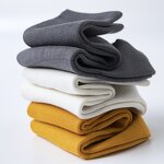 Men's Crew Socks Manufacturer - OEM Custom Combed Cotton Solid Color