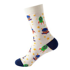 Unisex Socks Manufacturer - OEM Custom Multicolored Design Cotton Crew