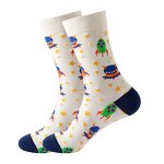 Unisex Socks Manufacturer - OEM Custom Sushi Design Cotton Crew