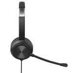USB Call Center Headset Factory - Dual Noise Cancelling Mic ENC Metal Headband