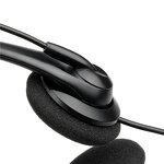 USB Telephone Headset Factory - Binaural Call Center with Mic & Volume Control