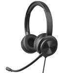 USB Telephone Headset Manufacturer - Binaural ENC with Mic & Volume Control