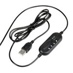 USB Telephone Headset Factory - Binaural Call Center with Mic & Volume Control
