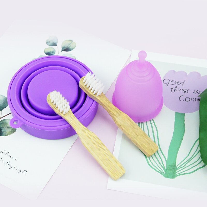 Menstrual Cup Brush Manufacturer - Wholesale Bamboo Wooden Cleaning Brush