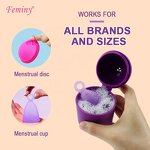 Menstrual Cup Cleaning Case Manufacturer - OEM Customizable Purple Sterilising