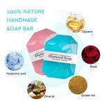 Transparent Soap Manufacturer - OEM/ODM Artisanal Facial Bath Bar Diamond