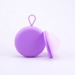 Menstrual Disc Case Manufacturer - OEM/ODM Round Silicone with Ring Patent