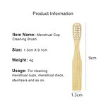 Menstrual Cup Brush Manufacturer - Wholesale Bamboo Wooden Cleaning Brush