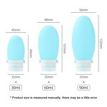 Travel Bottle Set Manufacturer - Wholesale 4Pack 2oz Cosmetic Silicone