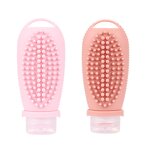 Shampoo Brush Bottle Manufacturer - OEM/ODM 2 in 1 Handle Silicone Massager
