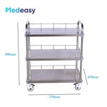Hospital Surgical Trolley Manufacturer - Medical Hand Carts with Wheels