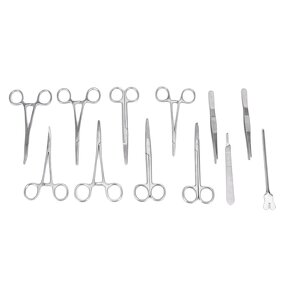 Stainless Steel Instrument Box Set Manufacturer - Basic Minor Surgical 13 Pieces