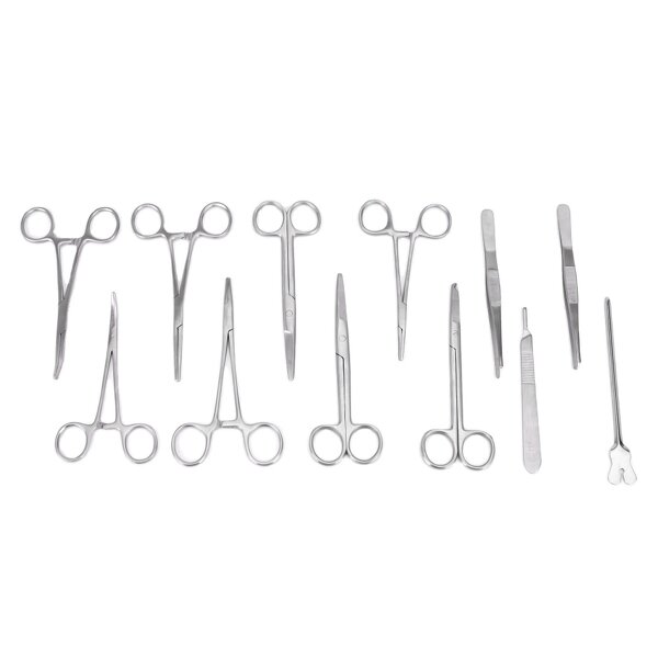 Stainless Steel Instrument Box Set Manufacturer - Basic Minor Surgical 13 Pieces