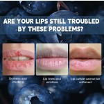 Private Label Exfoliating Hydrating Nature Blue Blueberry Lip Scrub for Dark Lips