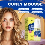 Private Label 50ML Custom Care Frizzy Enhance Hair Elasticity Deep Nourishing Curly Mousse