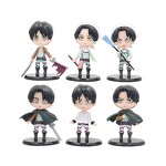 Anime Action Figures Manufacturer - OEM/ODM New Style 6 Piece Set Attack