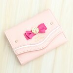 PU Wallet Manufacturer - OEM/ODM Fashion Cute Bow Coin Purse Sailor
