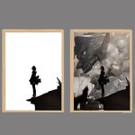 Anime Poster Manufacturer - OEM/ODM Cartoon Glow Led Light Wall Art