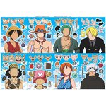 Anime Stickers Manufacturer - OEM/ODM Q Version Luffy Zoro Face Change