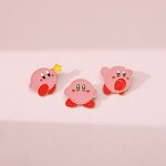 Anime Brooch Manufacturer - OEM/ODM Fashion Game Pink Kirby Brooch