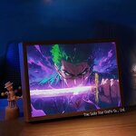 Anime Poster Manufacturer - OEM/ODM Creative Luffy Zoro Light Painting