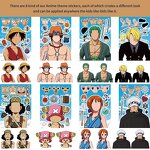 Anime Stickers Manufacturer - OEM/ODM Q Version Luffy Zoro Face Change