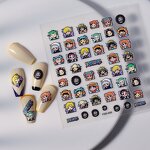 Phone Case Sticker Manufacturer - OEM/ODM Cartoon Luffy Zoro Embossed