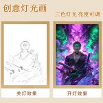 Anime Poster Manufacturer - OEM/ODM Creative Luffy Zoro Light Painting