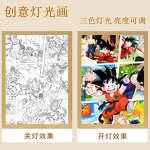 Anime Poster Manufacturer - OEM/ODM Cartoon Led Light Wall Art Painting